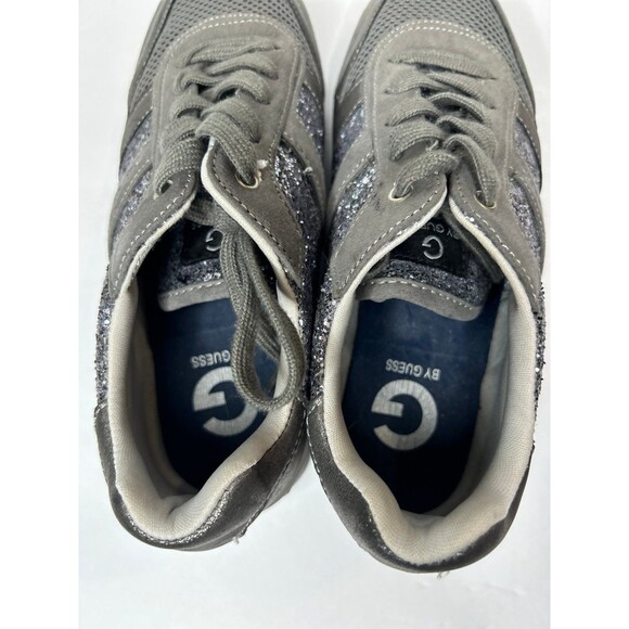 Guess glitter grey sneakers size 6.5 - Picture 5 of 6